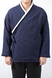 秋冬风加绒加厚棉麻男士汉服H50P100，男装民族服装，钱塘802