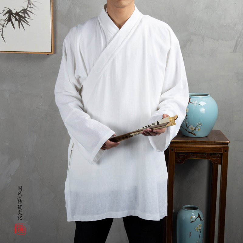 2025秋冬新款风男装棉麻男士中长款外套F105P95,女装短外套,钱塘802