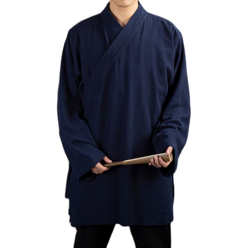 2025秋冬新款风男装棉麻男士中长款外套F105P95,女装短外套,钱塘802