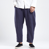 秋冬新款风男装亚麻男士休闲裤阔腿男长裤K91P85，男装休闲裤，钱塘802