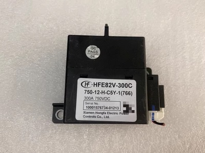 宏发继电器HFE82V-300C，750-12-H-C5Y-1(766)，300A 750VDC