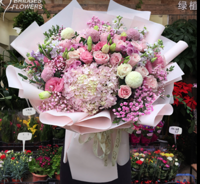 厦门鲜花同城速递玫瑰混搭花束爱人表白闺蜜生日祝福福州泉州漳州