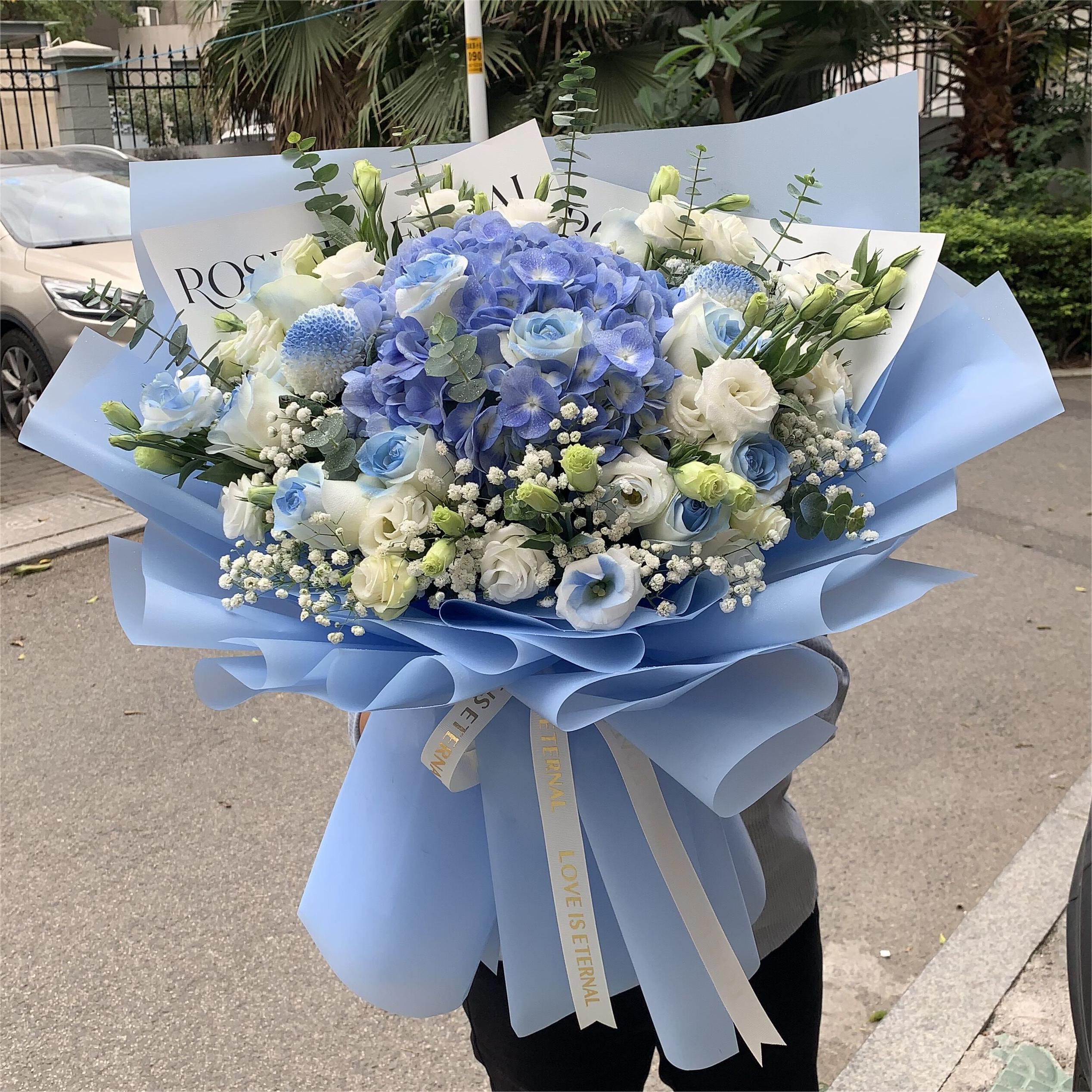 生日祝福爱意表达纪念日玫瑰花束