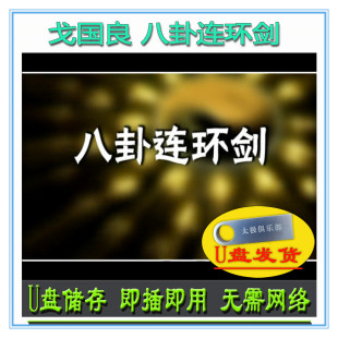 戈国良 八卦连环剑 U盘视频 程派高氏八卦掌系列剑术分解讲解教学