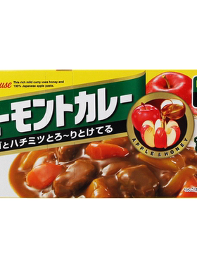 日本好侍苹果咖喱块微辣调料230g