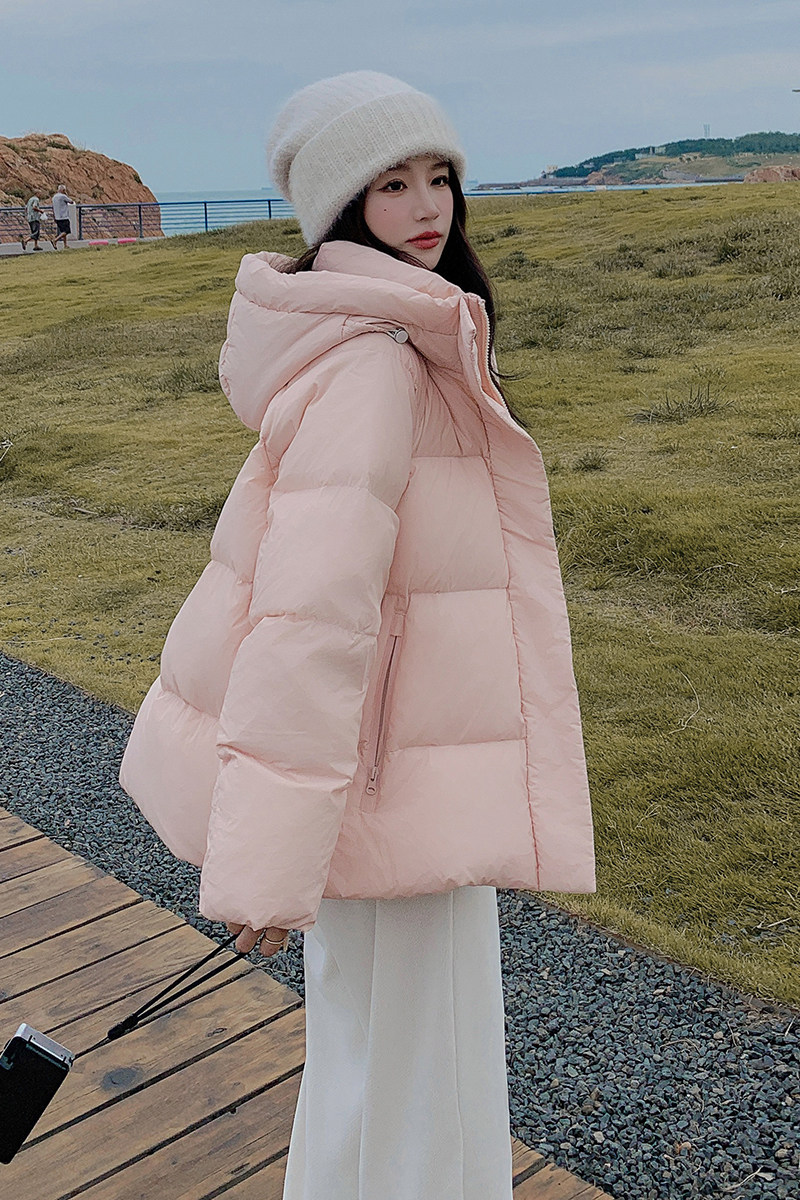 现货冬季粉色连帽短款棉衣2C032867P175K258,女装棉衣/棉服,2C032