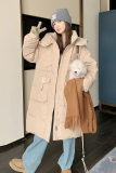新品大货出冬季贴标长款棉衣2C032872P195K278，女装棉衣/棉服，2C032