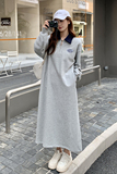 新品主推秋季长款过膝加厚卫衣连衣裙2C032861P115K168，女装连衣裙，2C032