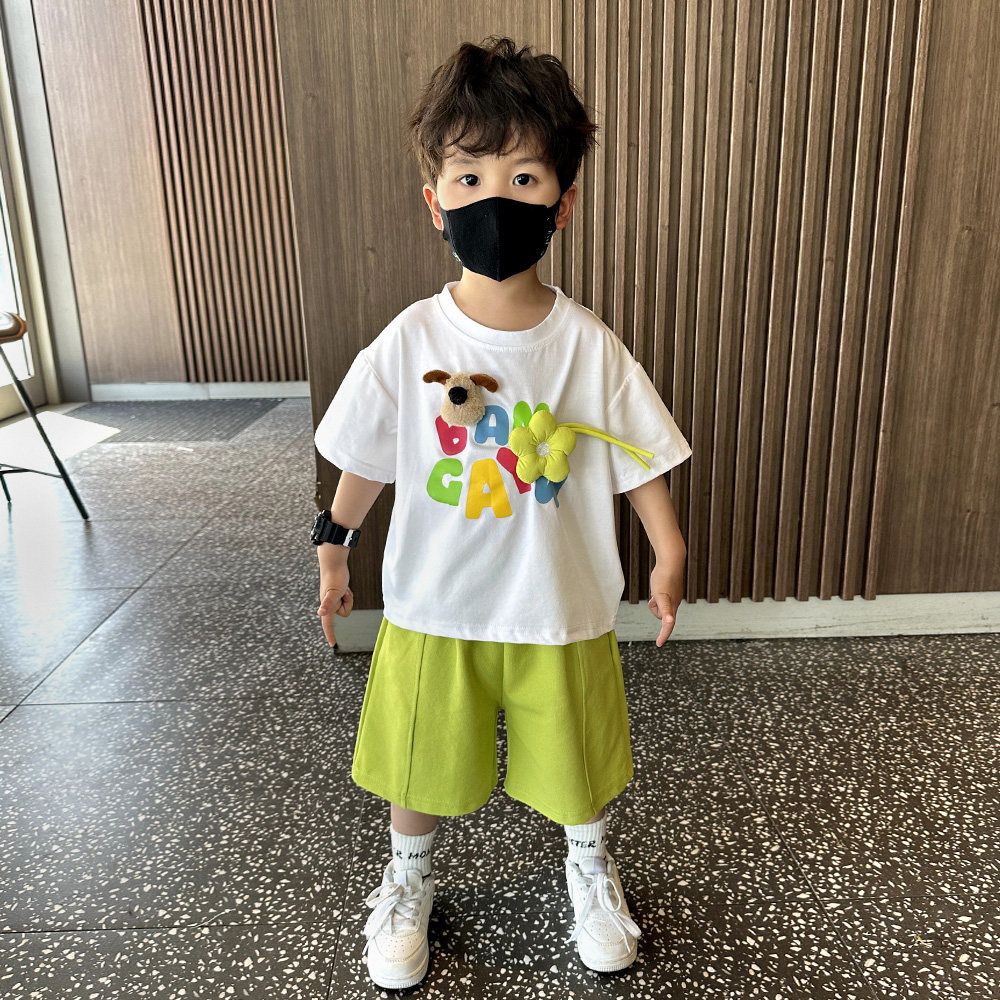 男童夏装套装2026新款时髦洋气图片