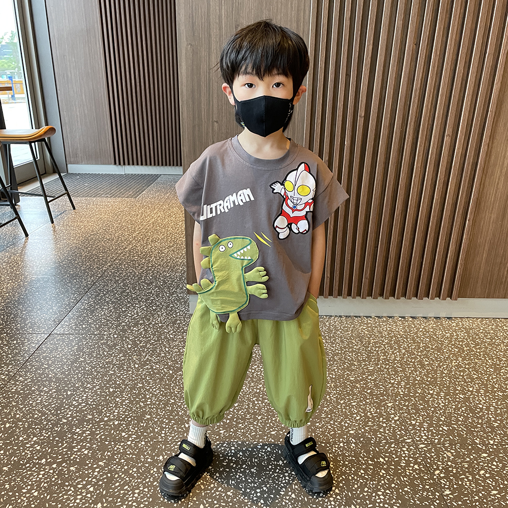 奥特曼时髦两件套夏季