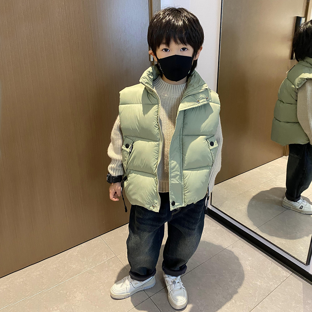 男童冬装加厚马甲宝宝冬季保暖外套儿童秋冬季羽绒棉服外穿马夹潮