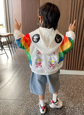 奥特曼衣服男童夏季防晒衣外套潮