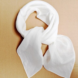 半成品66cm手工植物染白色底布莫代尔围巾方巾扎蜡染染草木上色好