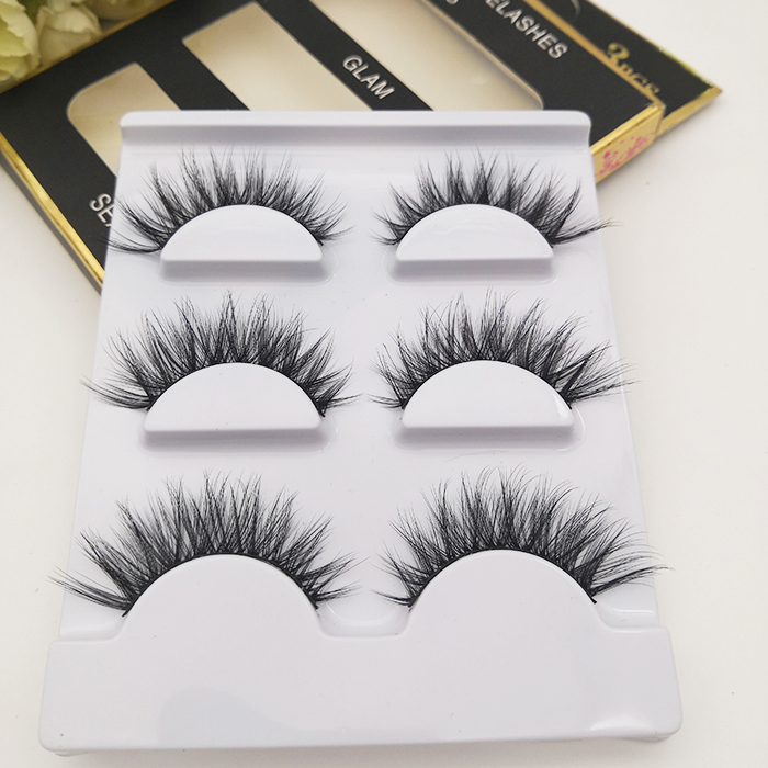 浓密舞台妆假睫毛女3D立体欧美眼睫毛01前短后长自然逼真新娘婚纱