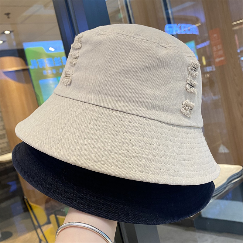 日系复古百搭渔夫帽女显脸小盆帽