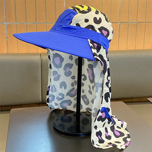 披肩护颈大檐防晒帽亲子款春夏季
