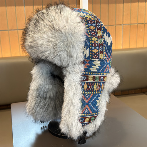 东北加厚防寒保暖雷锋帽男女冬季