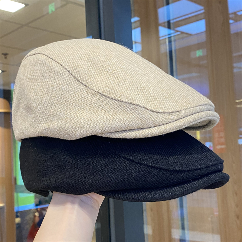 潮流纯色简约百搭前进帽女秋冬季