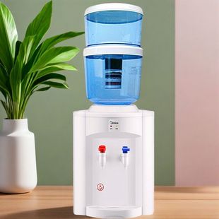 美的饮水机家用台式冷温热配带过滤桶自来水净水器直饮净水一体机