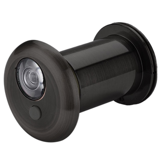 维沙华猫眼门镜门铃二合一防盗门高清金属家用通用带后盖防撬35mm