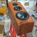 8寸AOP218无源音箱书架式 高端三分频木质K歌家庭影院前置Hifi音响