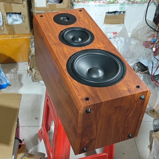 8寸AOP218无源音箱书架式高端三分频木质K歌家庭影院前置Hifi音响