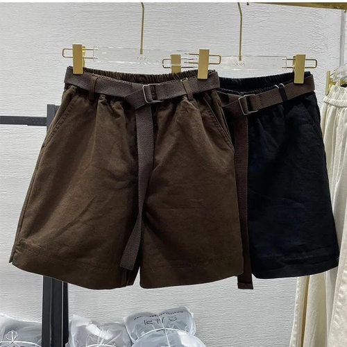 夏季女装300斤大码宽松显瘦高腰五分裤胖MM休闲a字阔腿短裤新款潮