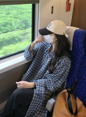 300斤显瘦遮肚复古牛仔衬衫外套