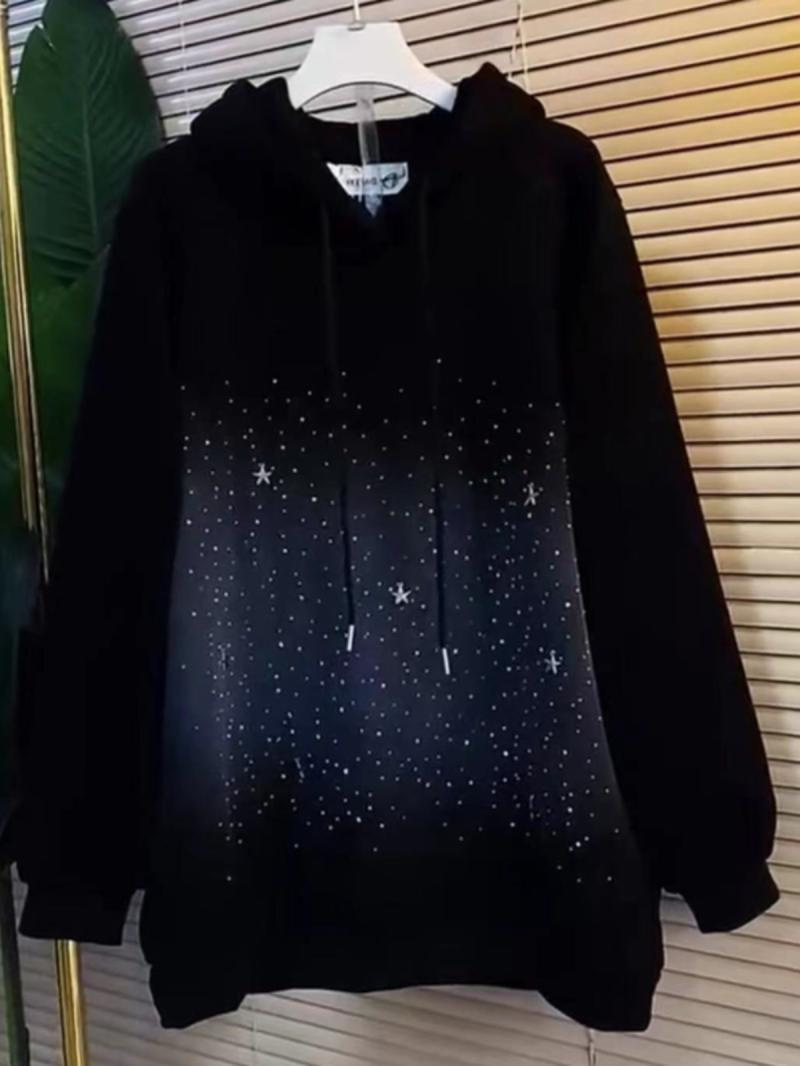 加绒加厚保暖女装胖MM秋冬季卫衣