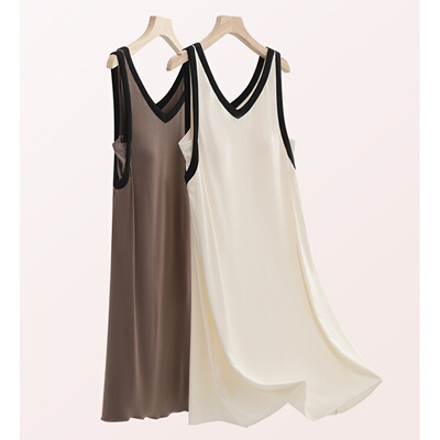 胖MM300斤加大码V领吊带睡裙