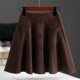 秋冬季 遮臀小屁帘高腰显瘦半身短裙ins 300斤超大码 内搭女装 胖mm2