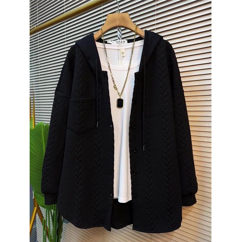 胖MM300斤特大码女长袖卫衣外套