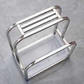 不锈钢刀架厨房置物架菜板放置架家用砧板架一体菜刀刀具收纳架子