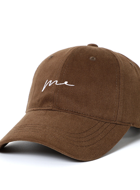 帽子男韩版潮春秋遮阳棒球帽日系简约防晒百搭显脸小鸭舌帽女士潮