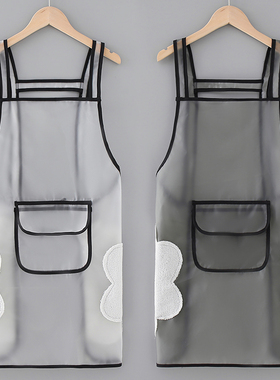 Waterproof Apron Cooking Kitchen Aprons For Women Home Clean