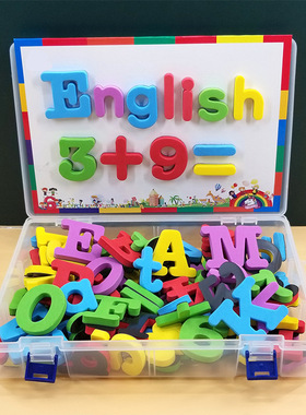 Magnetic Letters 10/26 Pcs Uppercase Lowercase Foam Alphabet
