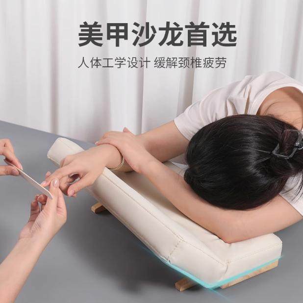 可调节高度缓解疲劳皮质沙发手枕