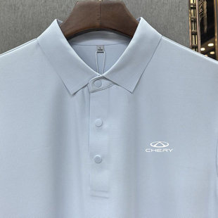 新款奇瑞汽车工作服定制t恤夏季短袖polo衫广告衫翻领T恤工装t恤
