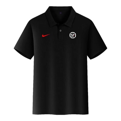 新款顺丰速运工作服定制物流快递翻领polo衫短袖广告衫印logo