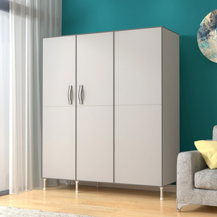 布衣柜双开门简易组装钢管支架加粗布艺布套衣橱收纳柜子单人家用