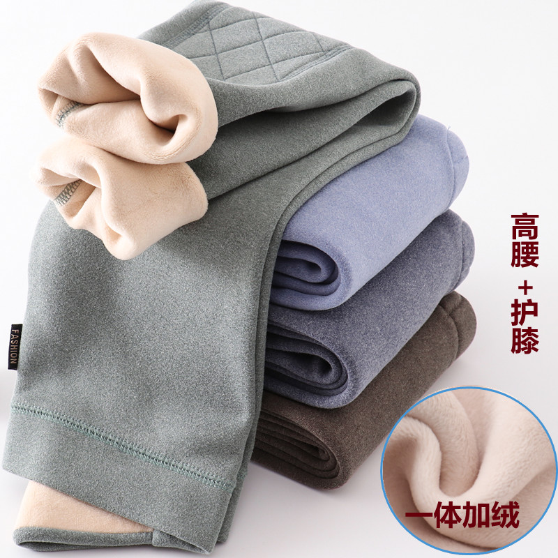 儿童加绒加厚德绒保暖裤秋裤棉裤