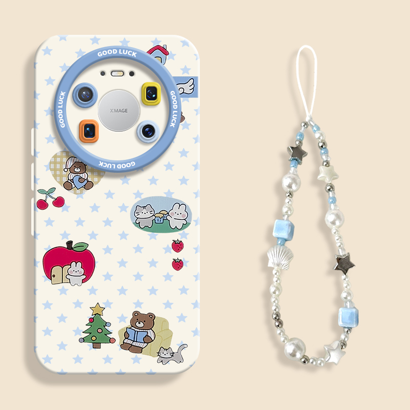 适用mate80星星熊与猫手机壳