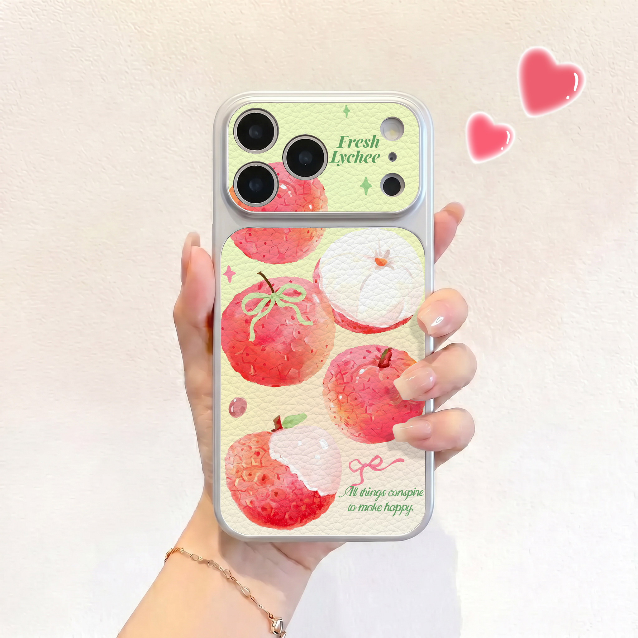 夏日美荔适用iPhone17不会撞壳手机壳新款苹果17promax仿皮16pro皮纹壳17pro保护套ip16男女15卡通14可爱全包