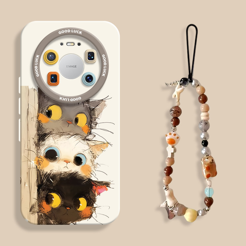 可爱偷感小猫适用华为mate80手机壳mate80pro全包瞳眼硅胶壳mate80promax防摔保护套mt80RS非凡大师男女卡通,3C数码配件,手机保护套/壳,淘宝优惠券,粉丝福利购,淘宝优惠卷