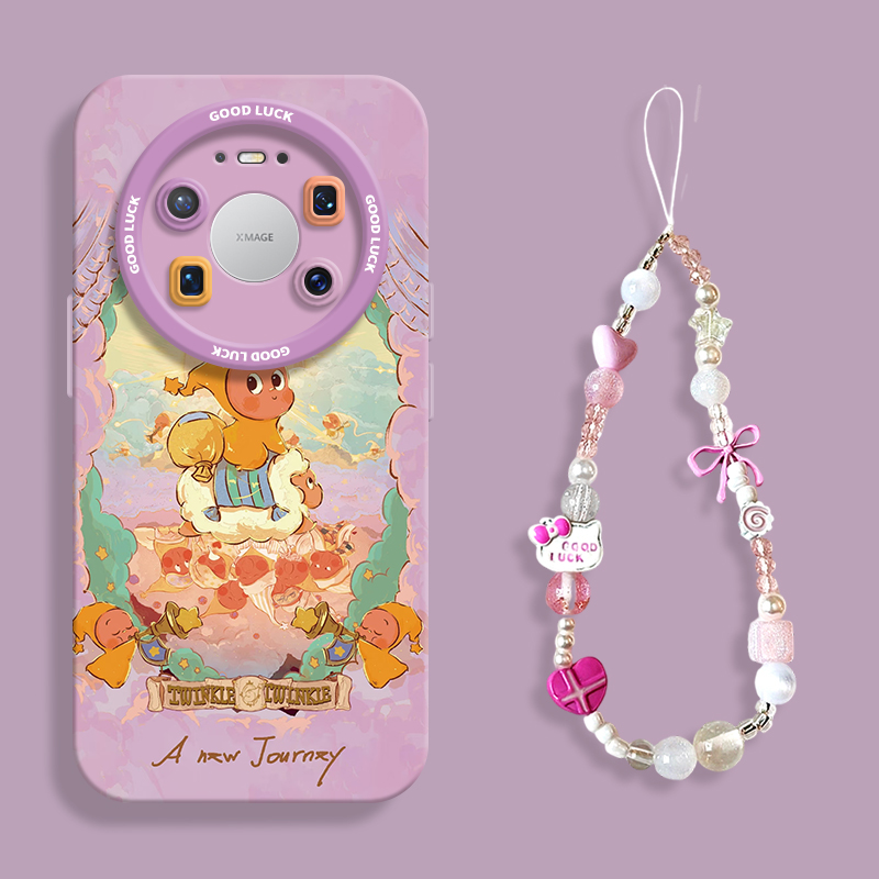 适用mate80骑着小羊星星人手机壳