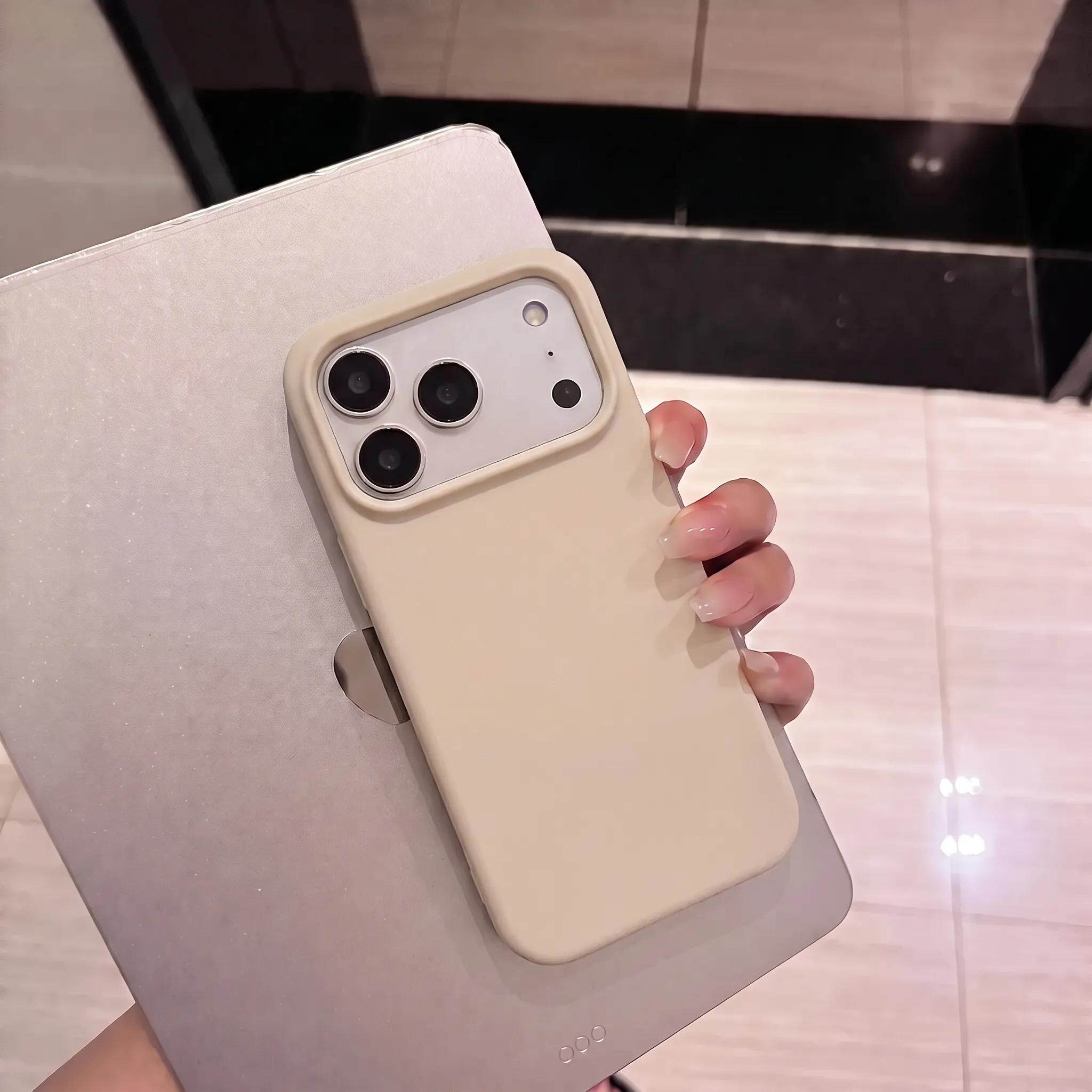 2026新款适用iPhone18promax肤感手机壳苹果18pro液态苹果18硅胶壳ip17保护套16男女15简约纯色14多巴胺清新