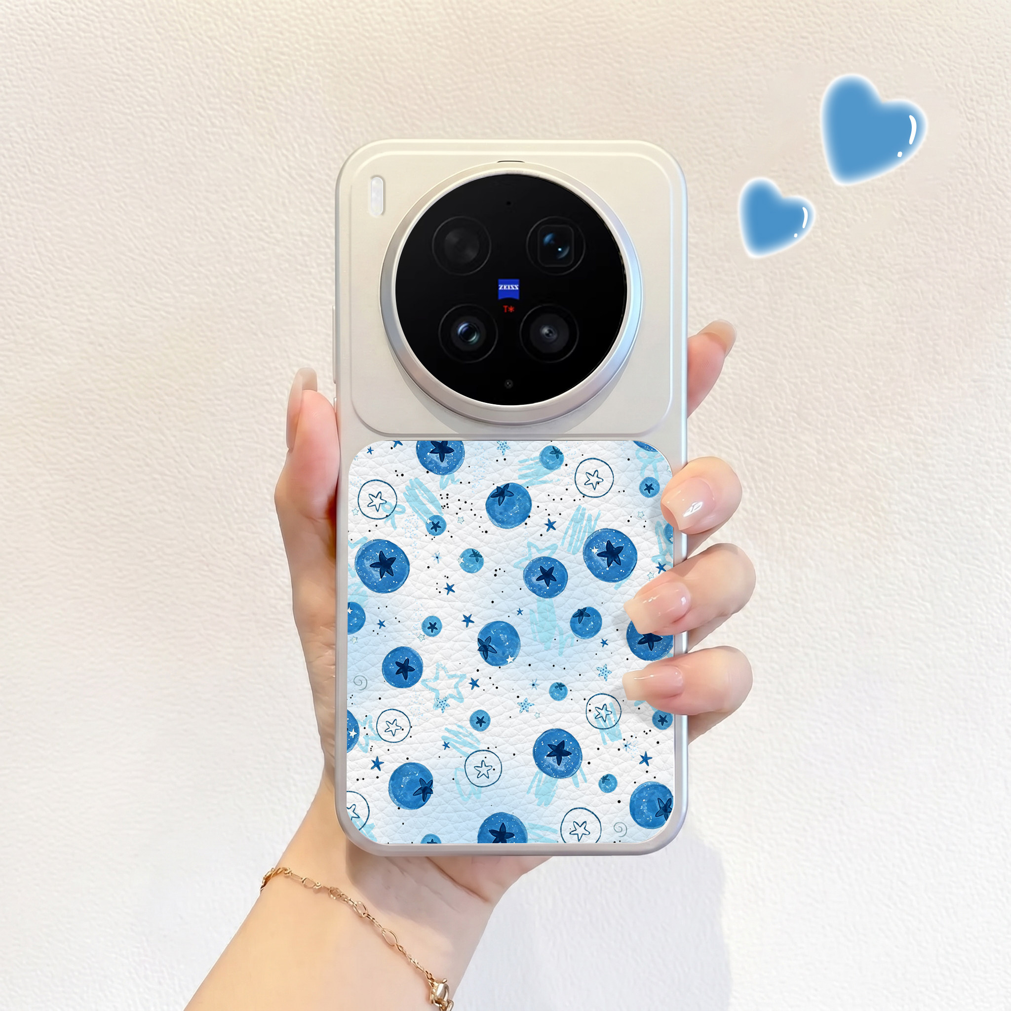 适用vivox300ultra蓝莓气泡感壳