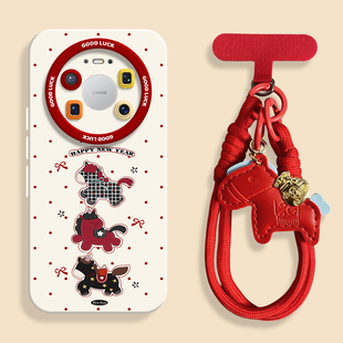 新年波点时髦马适用华为mate80手机壳新款mate70pro硅胶壳mate80promax防摔mt70保护套mate60可爱40创意50pro