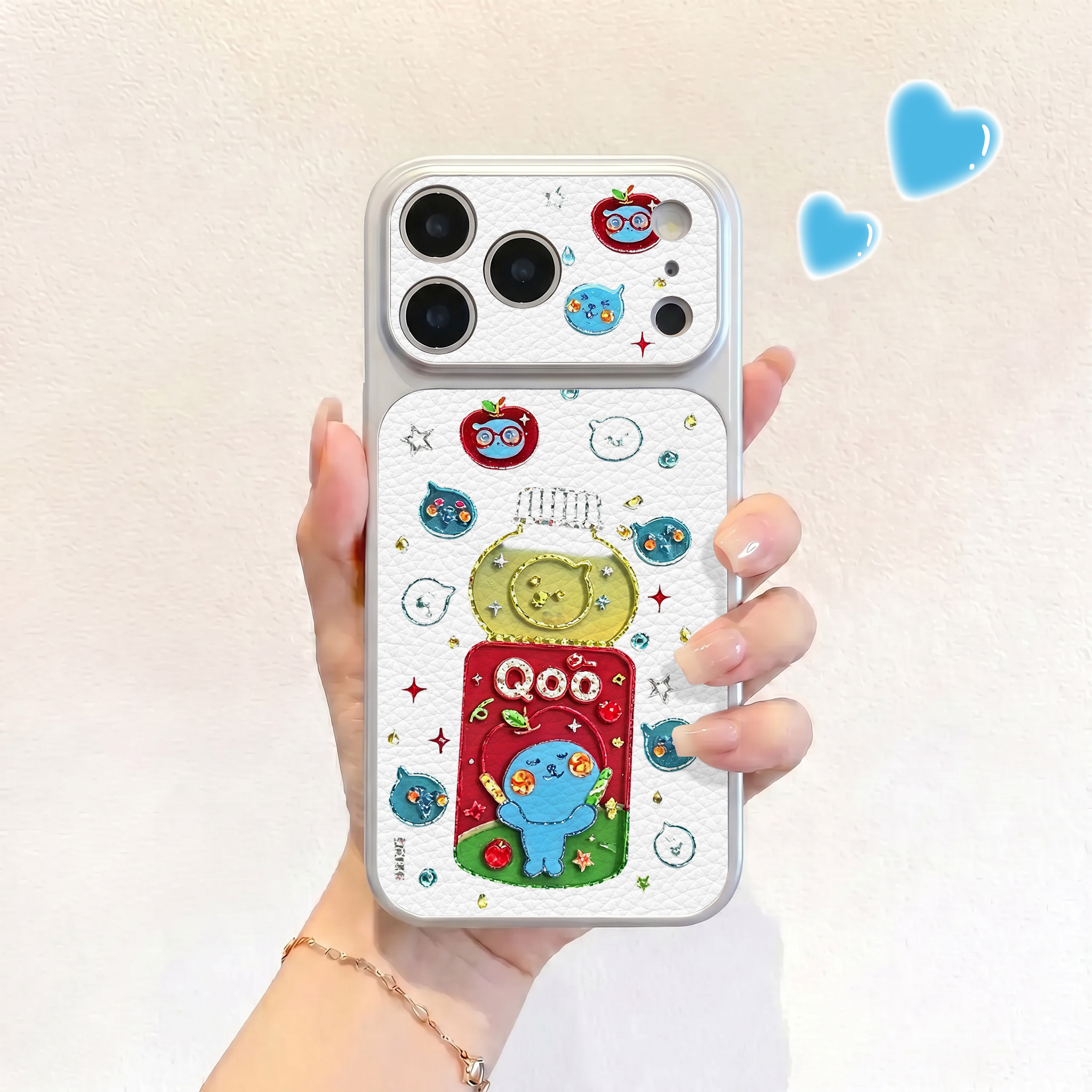 平果汁酷儿适用iPhone17不会撞壳手机壳新款苹果17promax仿皮16pro皮纹壳17pro保护套ip16男女15卡通14可爱