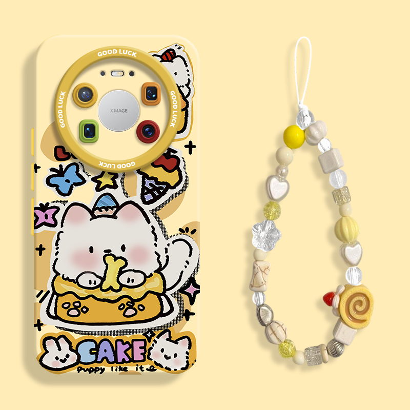 适用mate80蛋糕西高地手机壳